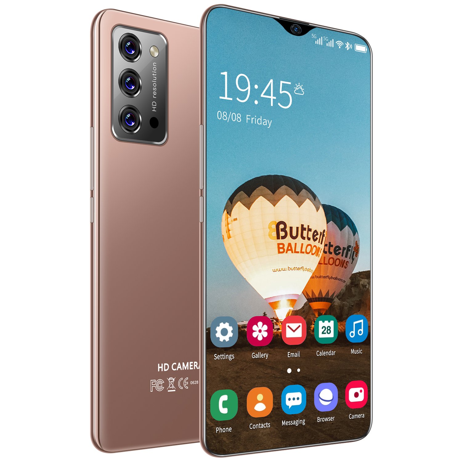 Note30 6.5 inch high-definition pixel large screen Android all-in-one video game wireless network low-cost mobile phone